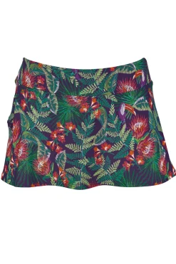 Plus Size<Sunsets Welcome To Rio Sporty Swim Skirt Bottom
