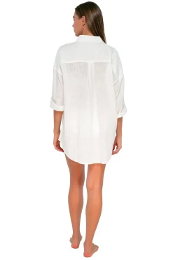 Cover-Ups<Sunsets White Lily Delilah Shirt