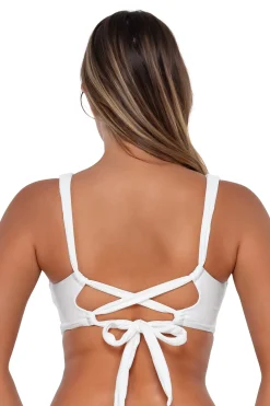 Bra-Sized|Bikini Tops<Sunsets White Lily Elsie Top