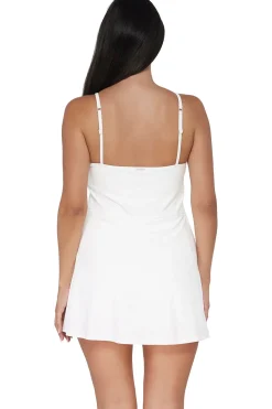 Swim Dress<Sunsets White Lily Naomi Swim Dress One Piece