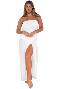 Cover-Ups<Sunsets White Lily Paradise Pareo